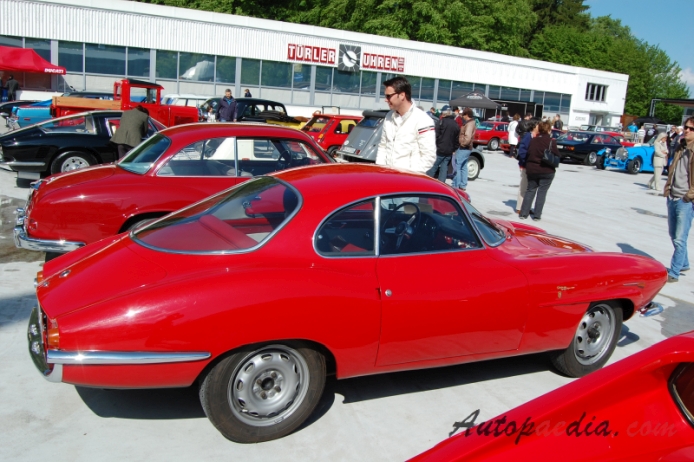 Alfa Romeo Giulietta Sprint 1954-1966 (1961 Sprint Speciale), prawy bok