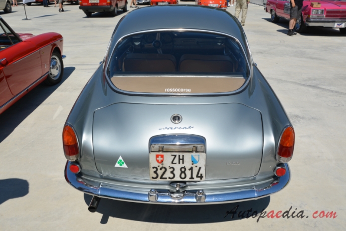 Alfa Romeo Giulietta Sprint 1954-1966 (1964-1966 Alfa Romeo Giulietta Sprint 1300 series 3 Coupé 2d), rear view