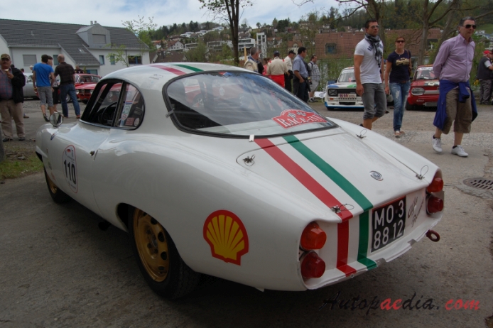 Alfa Romeo Giulietta Sprint 1954-1966 (1964 Gulia SS Sprint Speciale), lewy tył