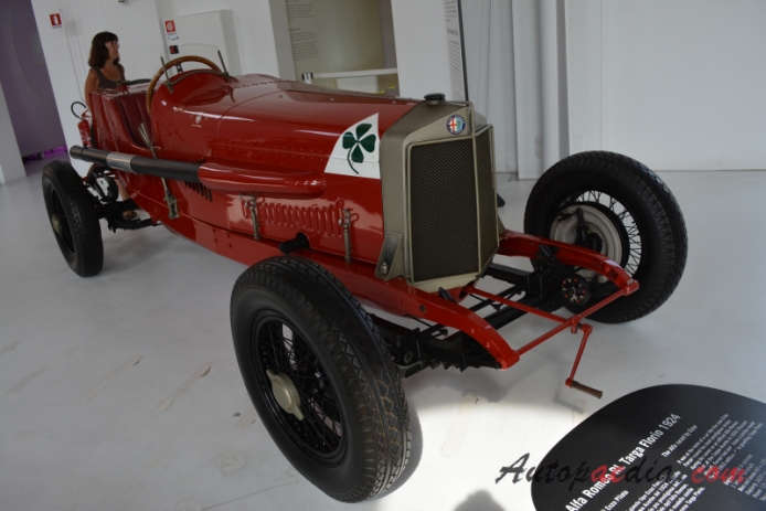 Alfa Romeo RL 1922-1927 (1924 Targa Florio roadster), prawy przód