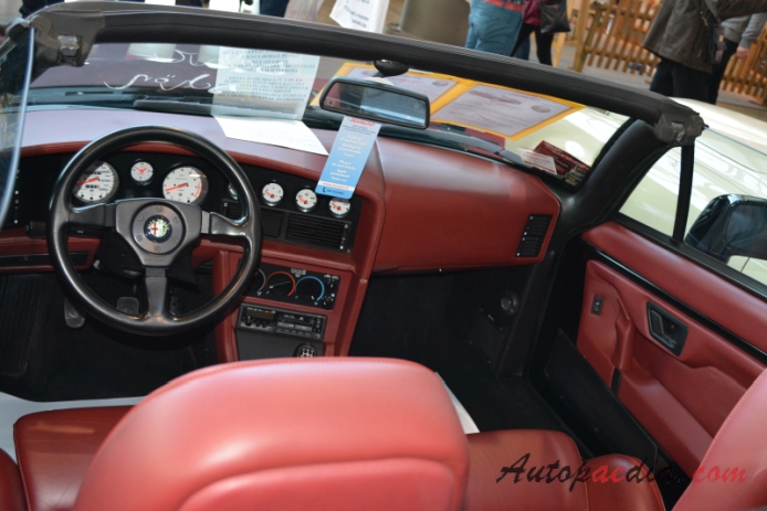 Alfa Romeo RZ (Roadster Zagato) 1992-1994 (roadster 2d), wnętrze