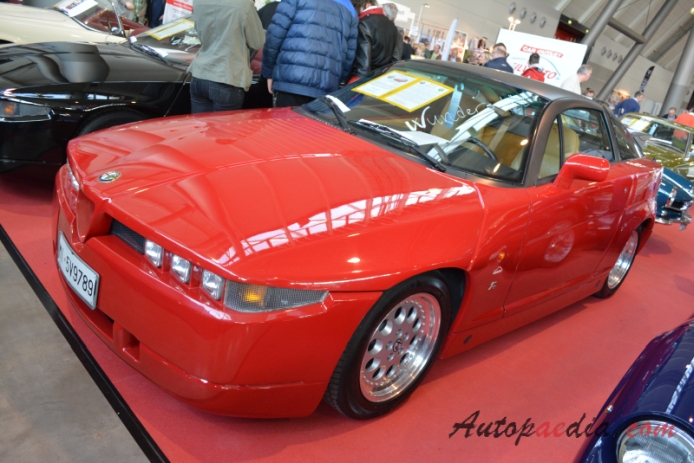 Alfa Romeo SZ (Sprint Zagato) 1989-1992 (1991 Coupé 2d), lewy przód