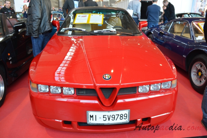 Alfa Romeo SZ (Sprint Zagato) 1989-1992 (1991 Coupé 2d), front view