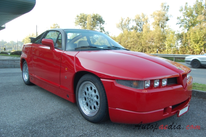 Alfa Romeo SZ (Sprint Zagato) 1989-1992 (1992 Coupé 2d), prawy przód