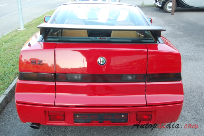 Alfa Romeo SZ (Sprint Zagato) 1989-1992 (1992 Coupé 2d), tył