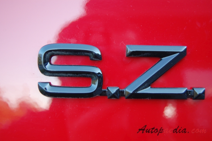 Alfa Romeo SZ (Sprint Zagato) 1989-1992 (1992 Coupé 2d), emblemat tył 
