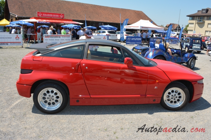 Alfa Romeo SZ (Sprint Zagato) 1989-1992 (Coupé 2d), prawy bok