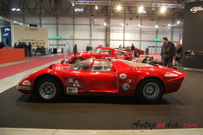 Alfa Romeo Tipo 33 1967-1977 (1968 33/2 Daytona 2L), lewy bok