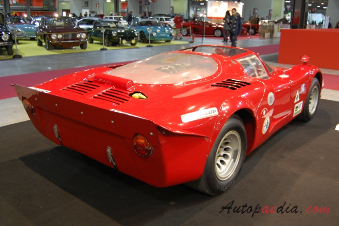 Alfa Romeo Tipo 33 1967-1977 (1968 33/2 Daytona 2L), right rear view