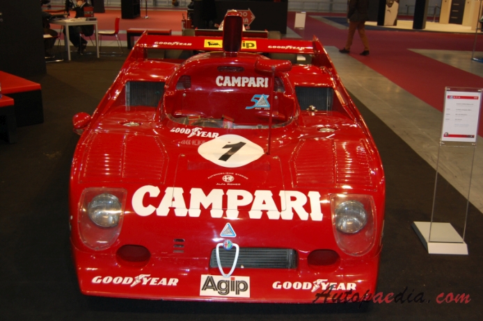 Alfa Romeo Tipo 33 1967-1977 (1975 33T12 2995ccm V12), front view