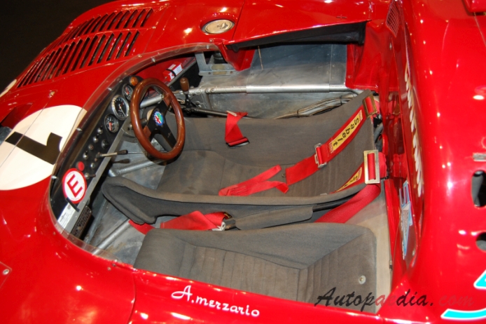 Alfa Romeo Tipo 33 1967-1977 (1975 33T12 2995ccm V12), interior