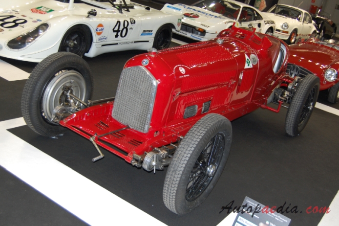 Alfa Romeo typ B 1932 (Gran Premio P3 monoposto), lewy przód