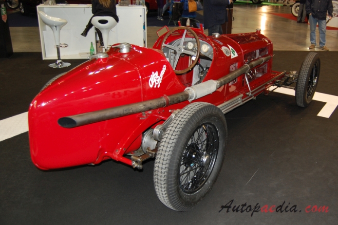 Alfa Romeo typ B 1932 (Gran Premio P3 monoposto), prawy tył
