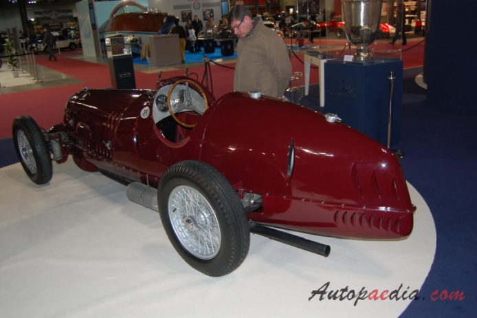 Alfa Romeo 8C typ C 1935-1939 (1936 V12 4064ccm Gran Premio monoposto), lewy tył