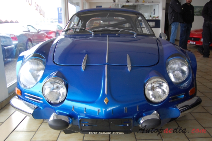 Renault Alpine A110 1961-1977, front view