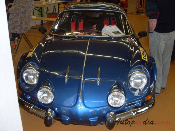 Renault Alpine A110 1961-1977 (1972 1600S VB), front view