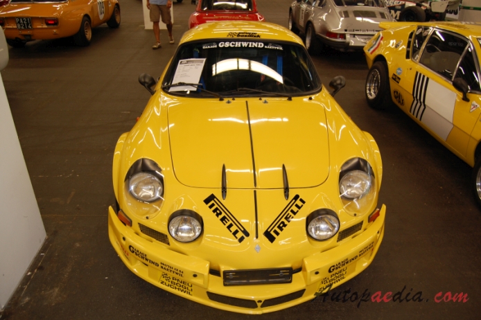 Renault Alpine A110 1961-1977 (1972 1600 S), front view