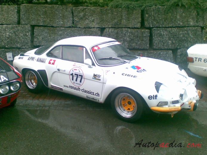 Renault Alpine A110 1961-1977 (1972 1600 S), right side view