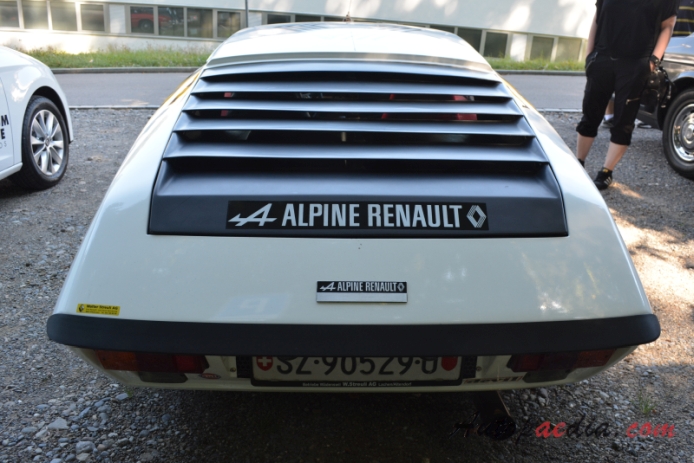 Renault Alpine A310 1971-1984 (1971-1976), tył