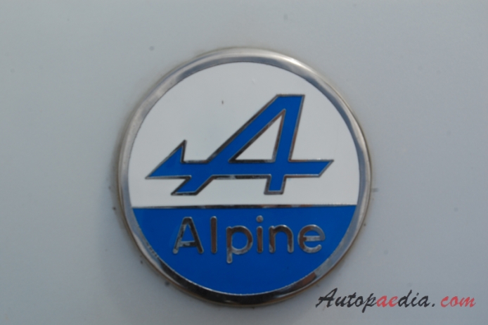 Renault Alpine A310 1971-1984 (1980-1984 V6 Coupé 2d), emblemat przód 