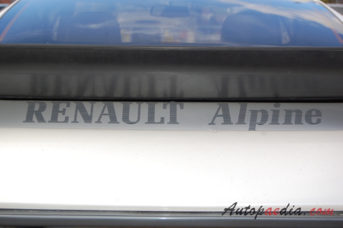 Renault Alpine A310 1971-1984 (1980-1984 V6 Coupé 2d), rear emblem  