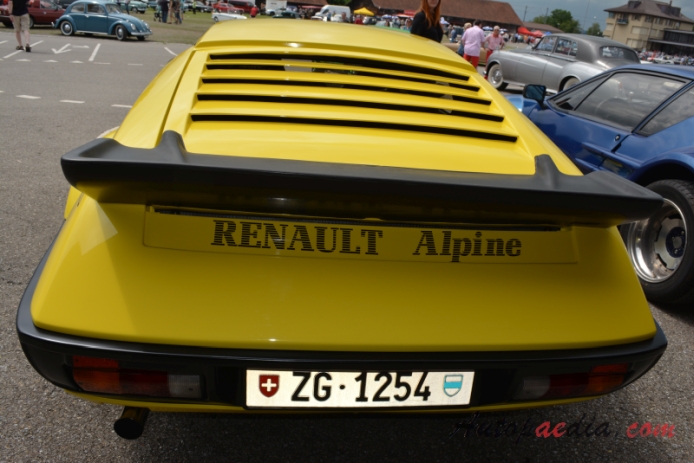Renault Alpine A310 1971-1984 (1980-1984 V6 Coupé 2d), tył