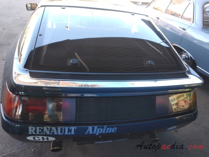 Renault Alpine GTA 1984-1991 (1987 Alpine V6 Turbo Coupé 2d), rear view