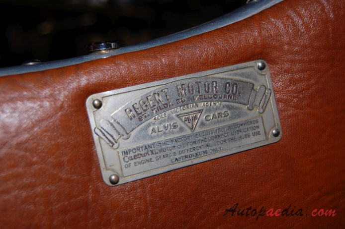 Alvis 12/50 1923-1933 (convertible 2d), detal 
