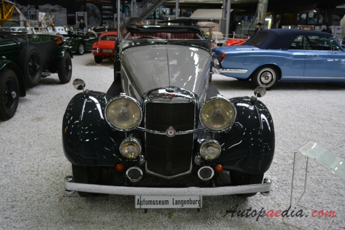 Alvis 4.3 Litre 1936-1940 (1938 roadster 2d), front view