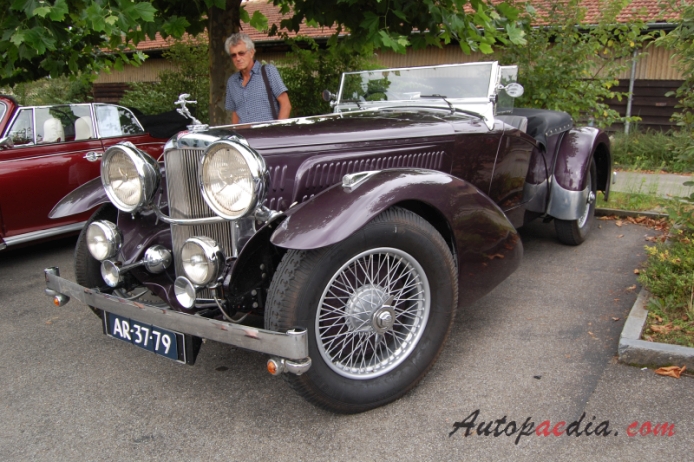 Alvis 4.3 Litre 1936-1940 (4.3 Special roadster 2d), lewy przód