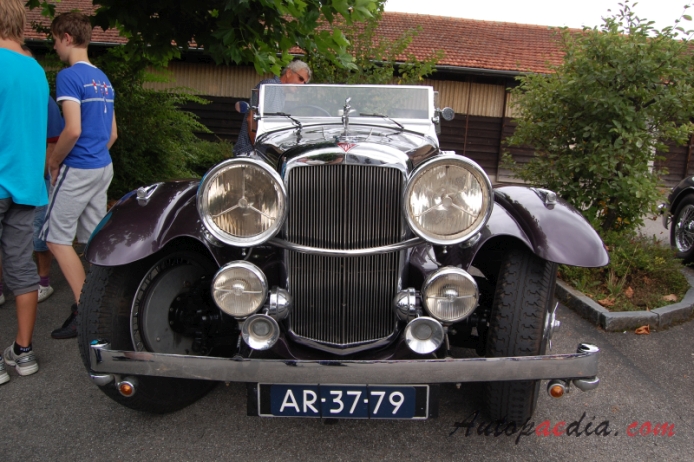 Alvis 4.3 Litre 1936-1940 (4.3 Special roadster 2d), front view