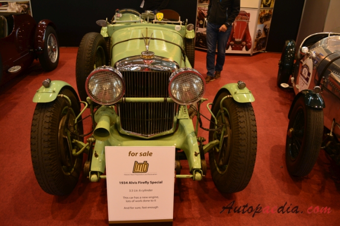 Alvis Firefly 1932-1934 (1934 Firefly Special roadster), przód