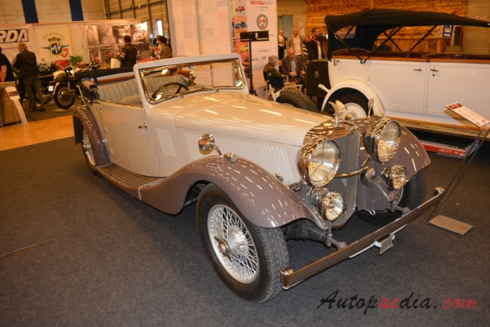 Alvis Speed 20 1932-1936 (1934 20 SC Charlesworth convertible 2d), right front view