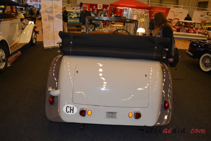 Alvis Speed 20 1932-1936 (1934 20 SC Charlesworth convertible 2d), tył