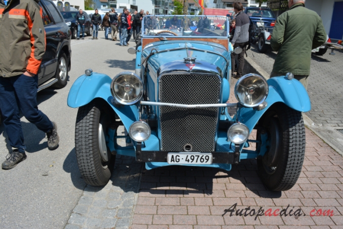 Alvis Speed 20 1932-1936 (1934 roadster 2d), front view