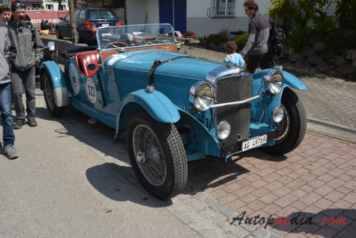 Alvis Speed 20 1932-1936 (1934 roadster 2d), right front view