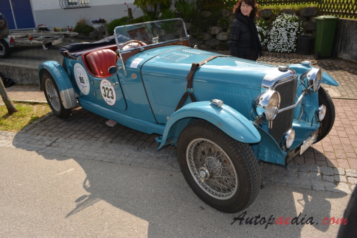 Alvis Speed 20 1932-1936 (1934 roadster 2d), prawy przód