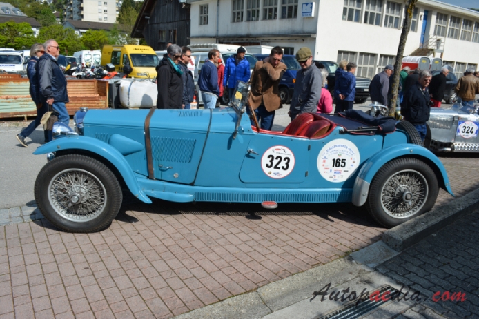 Alvis Speed 20 1932-1936 (1934 roadster 2d), left side view