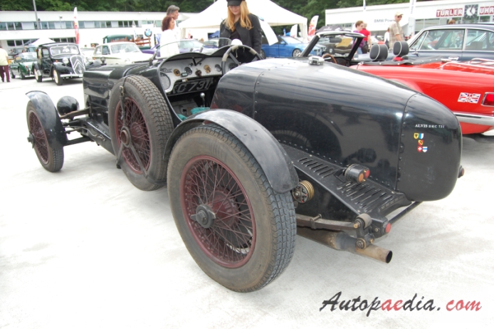 Alvis Speed 25 1936-1940 (1936 3.6L),  left rear view