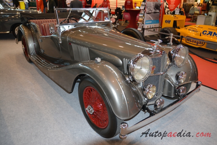 Alvis Speed 25 1936-1940 (1938 roadster przeróbka), prawy przód