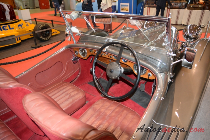 Alvis Speed 25 1936-1940 (1938 roadster przeróbka), wnętrze