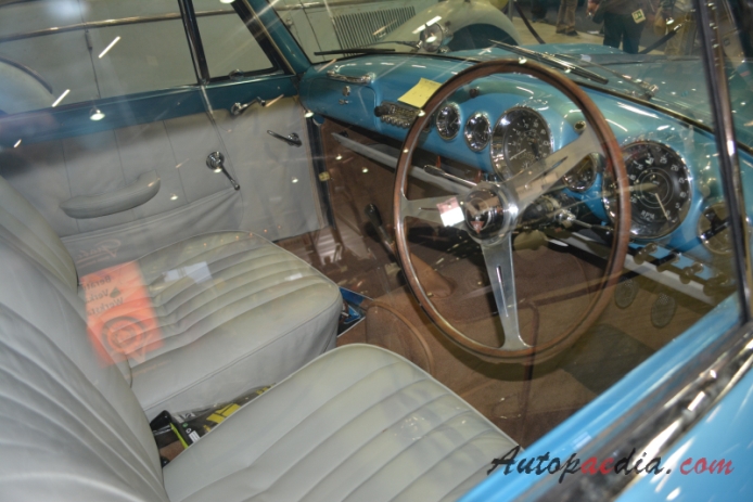 Alvis TC 108G 1955-1958 (1957 Graber Special Coupé 2d), wnętrze