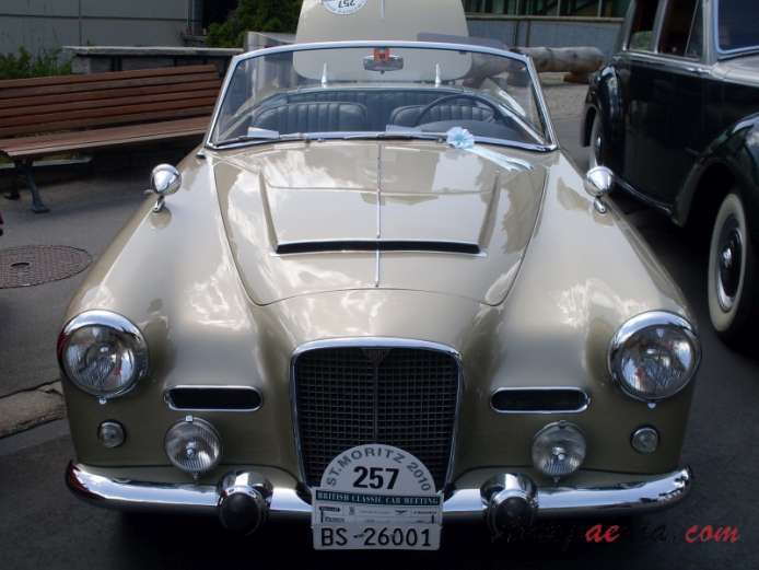 Alvis TD 21 1958-1963 (1959 Graber Special Cabriolet), front view
