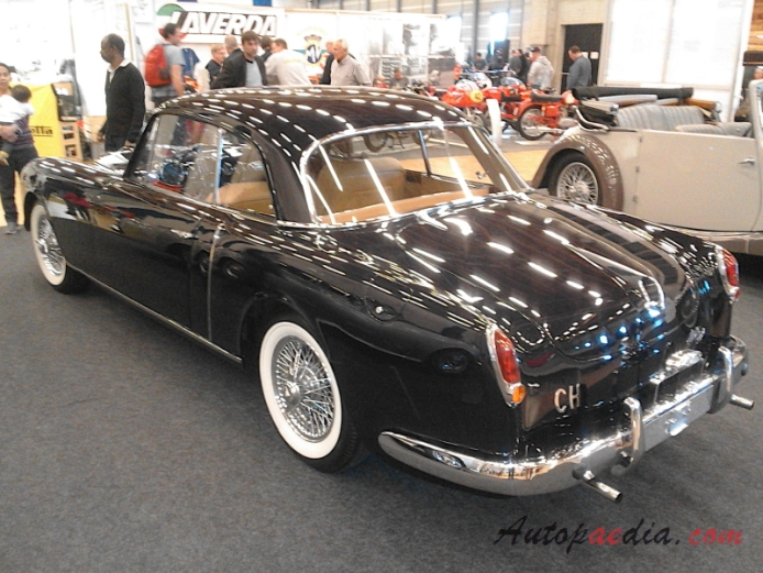 Alvis TD 21 1958-1963 (1959 Graber Super Coupé 2d),  left rear view