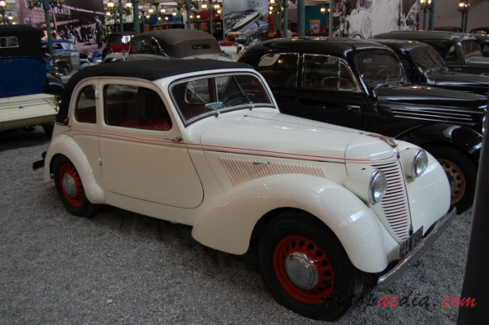 Amilcar B38 Compound 1938-1943 (1938 convertible 2d), prawy przód