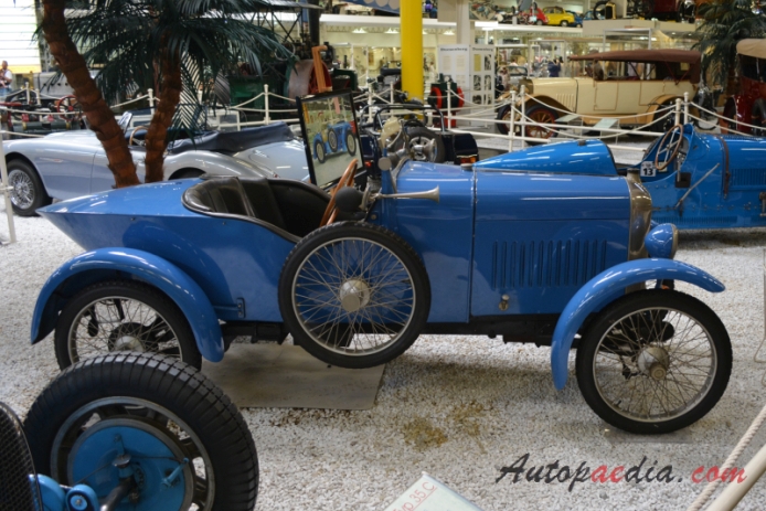 Amilcar CC 1922-1925 (1922 roadster), prawy bok
