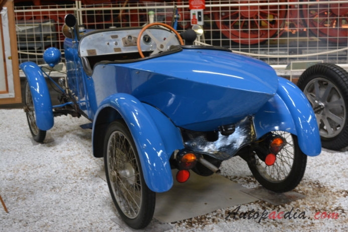 Amilcar CC 1922-1925 (1922 roadster), lewy tył