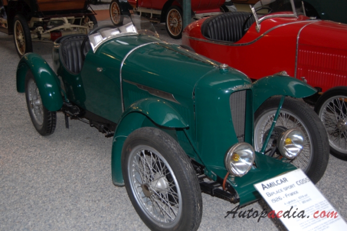 Amilcar CGSS 1926-1929 (1926 biplace sport), right front view