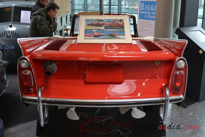 Amphicar 770 1961-1968 (1964 amfibia 2d), tył