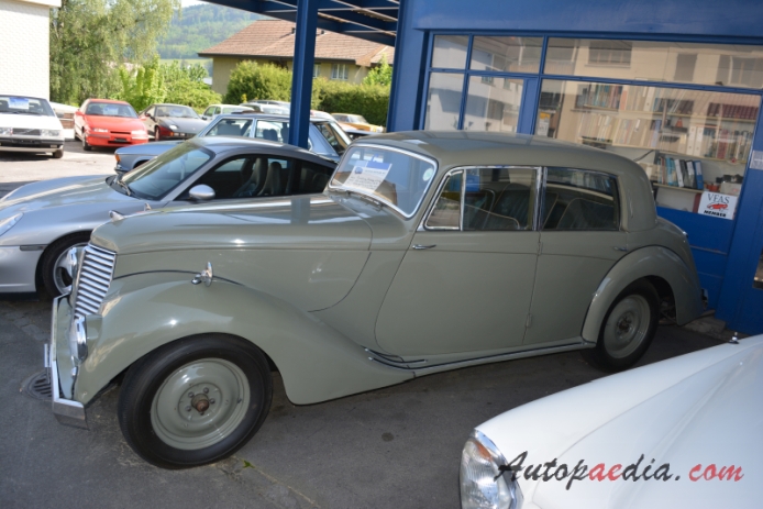 Armstrong Siddeley Whitley 18 1949-1954 (1951 saloon 4d), left side view